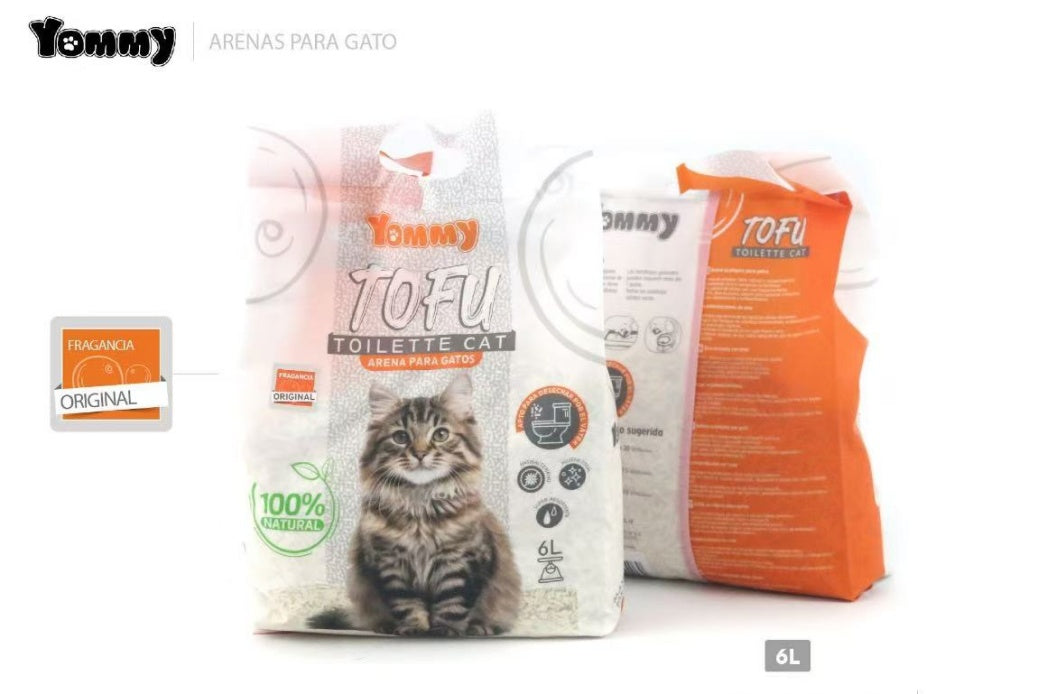Purrchase Pure Tofu Cat Litter 6L - Eco-Friendly & Odor-Free