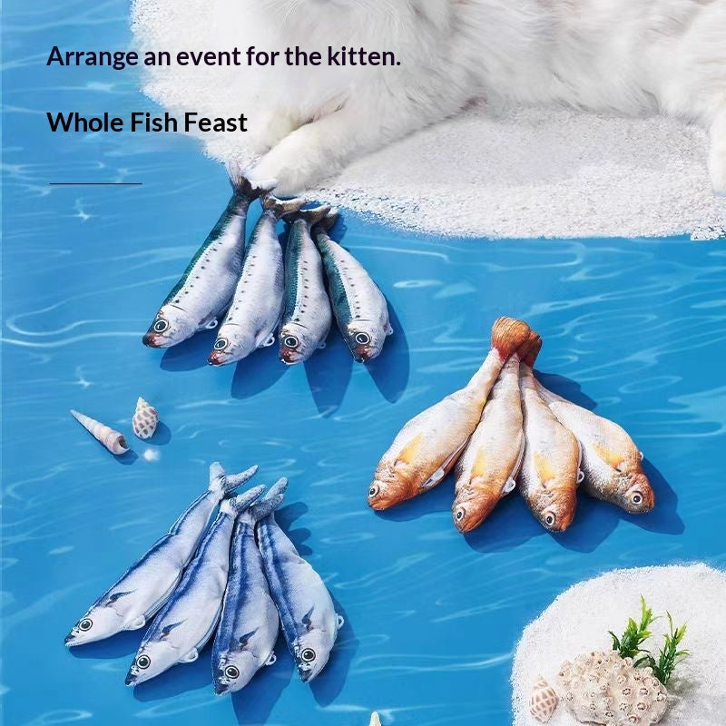 Viral Jumping Fish Cat Toy - Gravity-Activated Motion