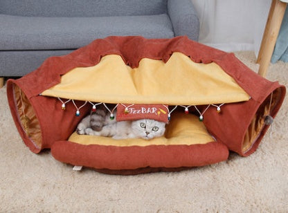 Cat Adventure Tunnel Bed