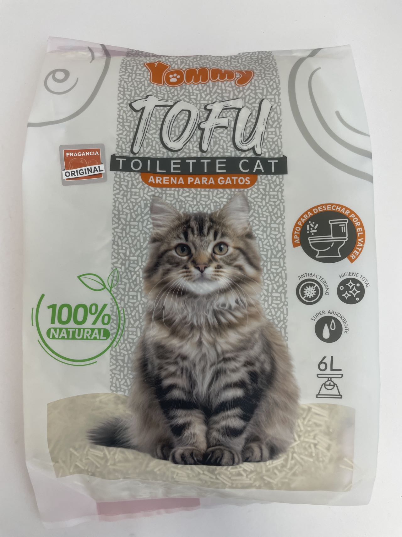 Purrchase Pure Tofu Cat Litter 6L - Eco-Friendly & Odor-Free