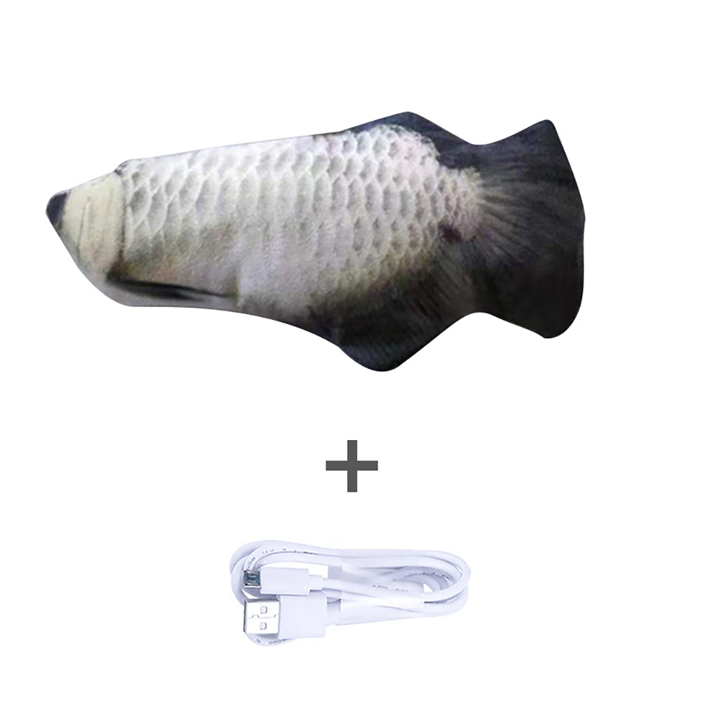 Realistic Flopping Fish Toy 30cm - No Catnip Version