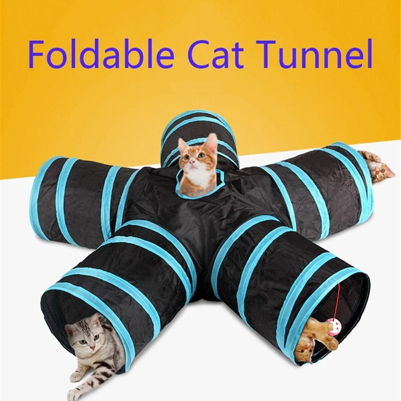 Fun Foldable Pet Tunnel