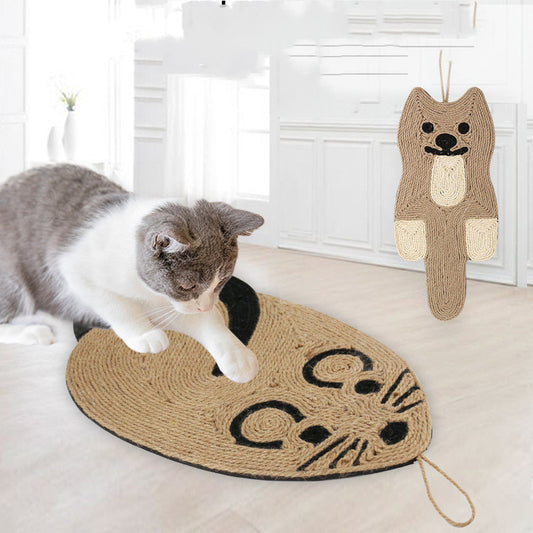 Cute Mouse Sisal Scratch Pad - Durable & Fun Design