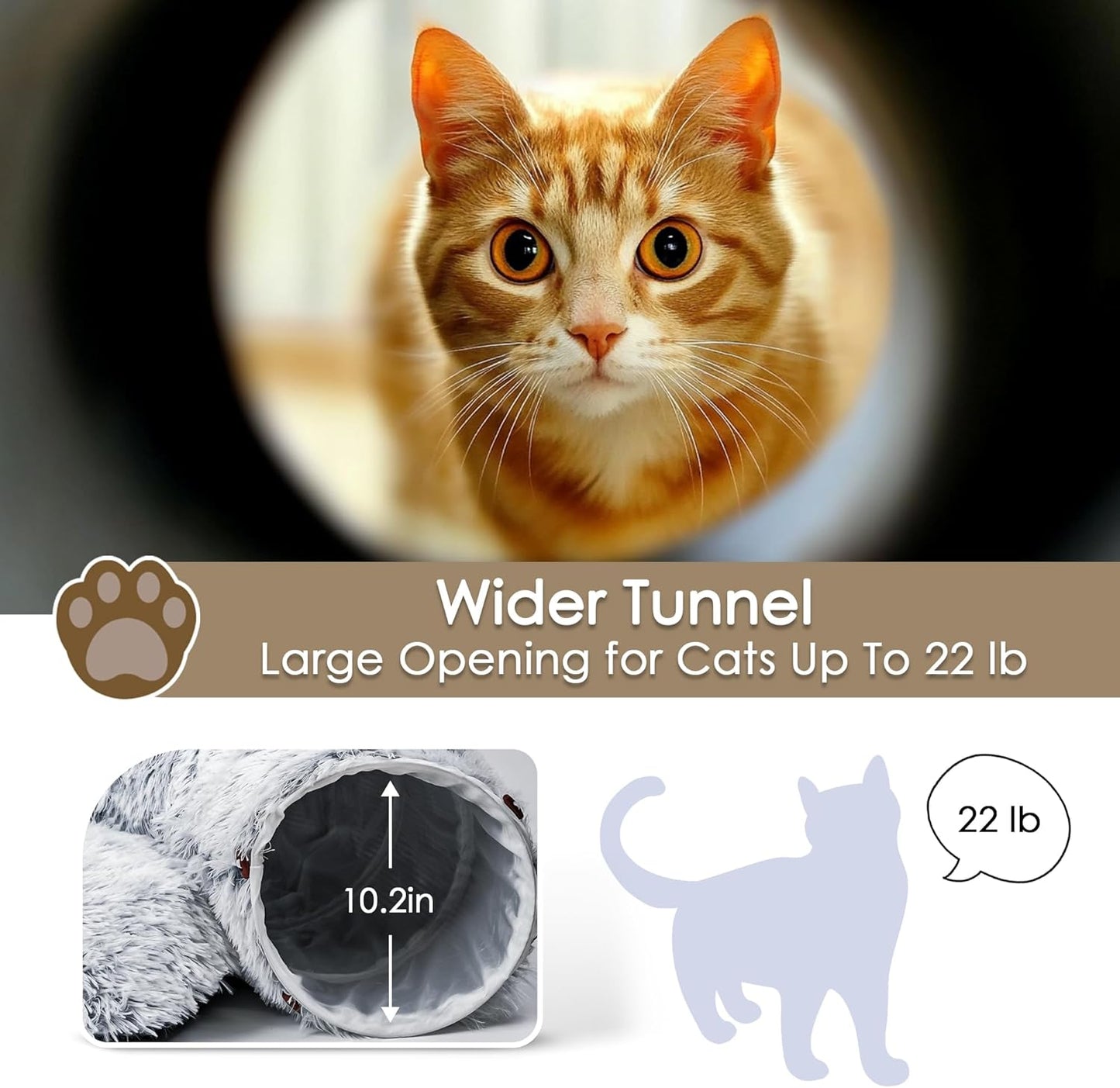 Cozy Cat Tunnel Hideaway