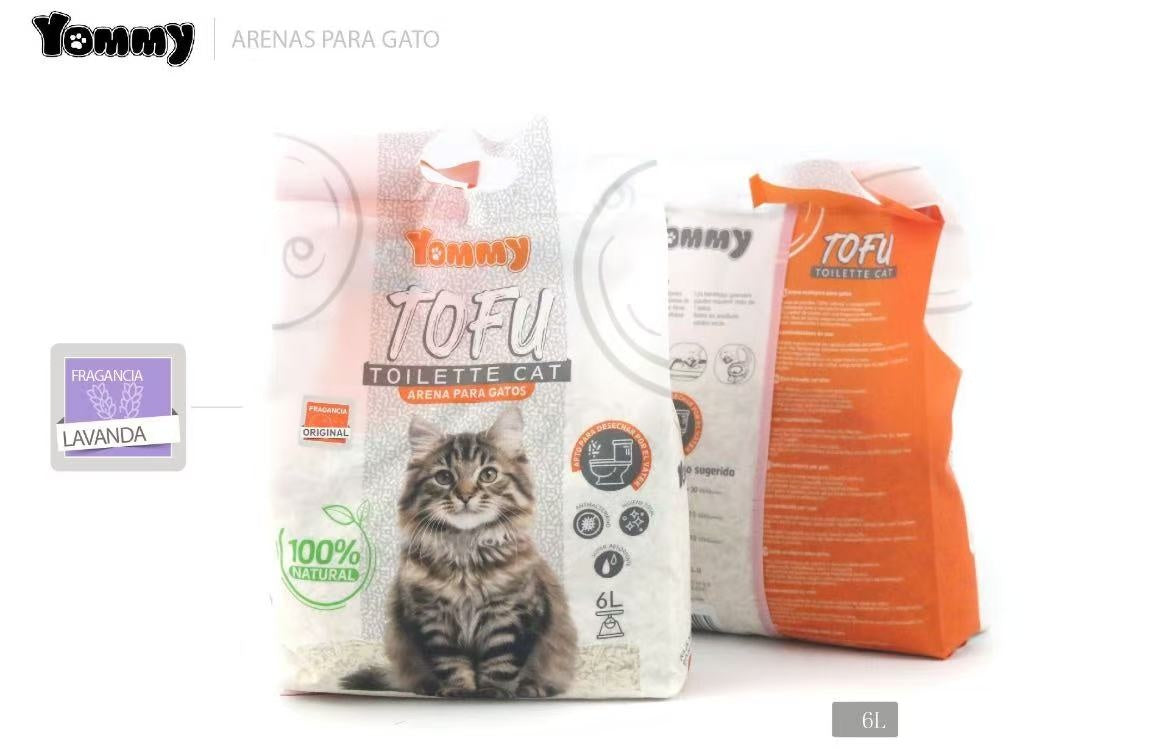 Purrchase Pure Tofu Cat Litter 6L - Eco-Friendly & Odor-Free