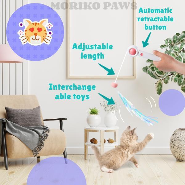 Retractable Cat Play Wand