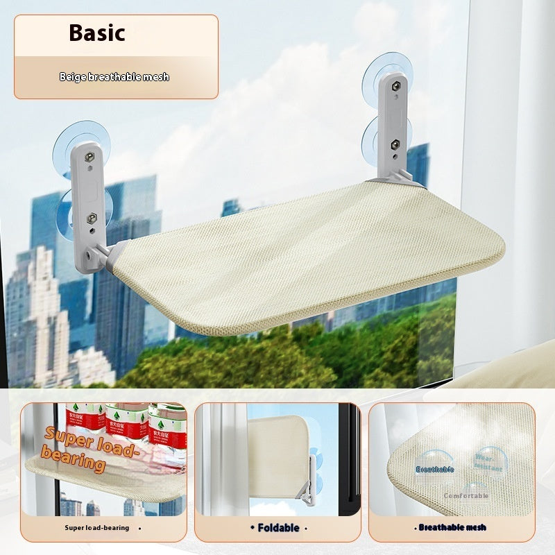 Window Suction Cup Cat Hammock - Balcony Perch 52cm