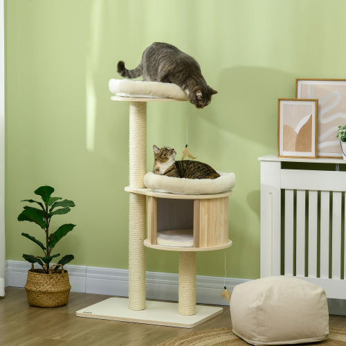 Purrchase 3-Level Cat Tree - Sisal Posts & Play Areas