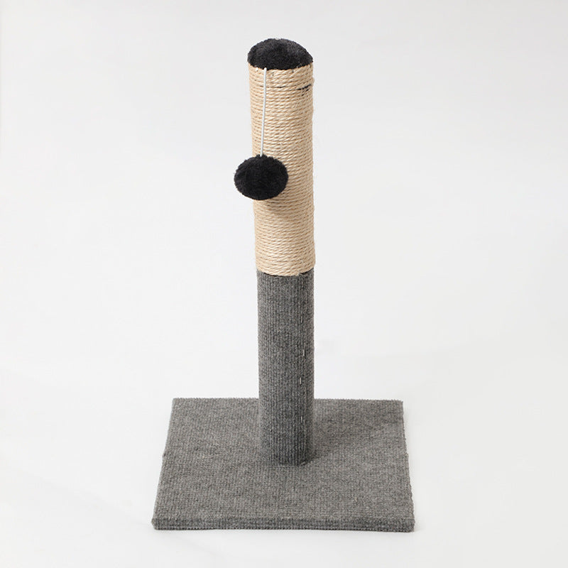 Vertical Sisal Cat Scratcher - Heavy-Duty & Durable