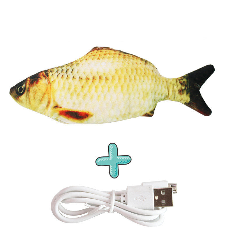 Realistic Flopping Fish Toy - Interactive USB Fun
