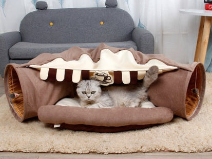 Cat Adventure Tunnel Bed