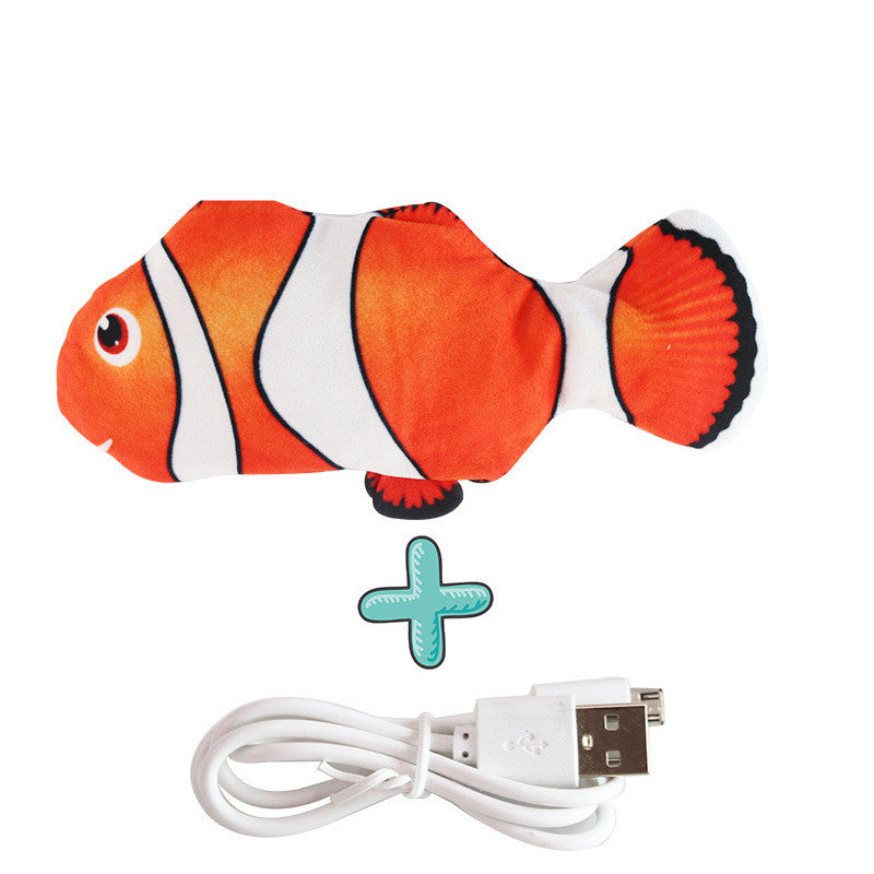 Realistic Flopping Fish Toy - Interactive USB Fun