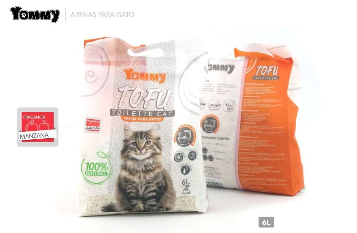 Purrchase Pure Tofu Cat Litter 6L - Eco-Friendly & Odor-Free