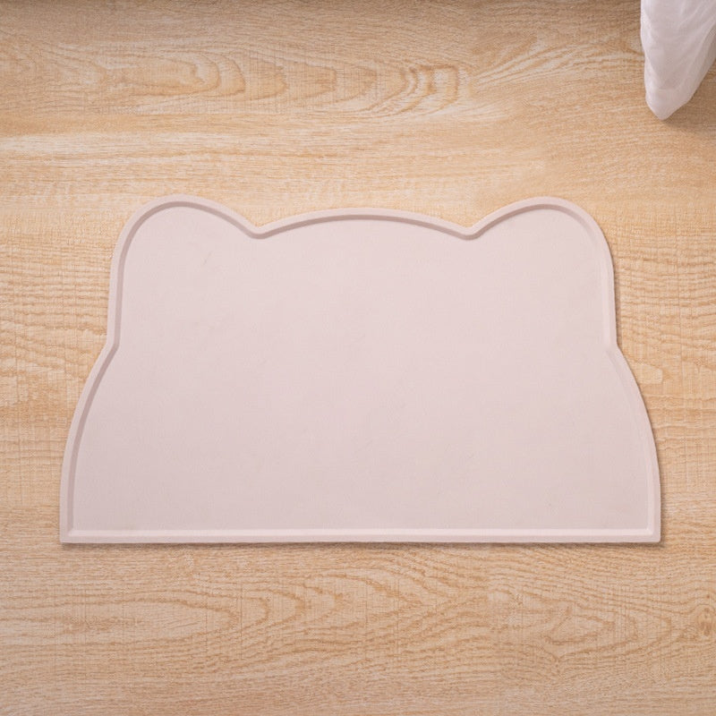 Cute Cat-Shaped Silicone Mat