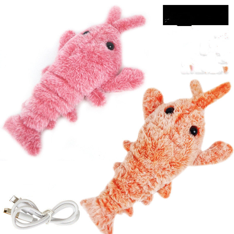 Viral Electric Jumping Shrimp Toy - USB Rechargeable