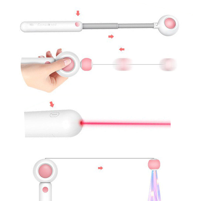 Retractable Cat Play Wand