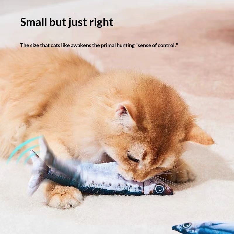 Viral Jumping Fish Cat Toy - Gravity-Activated Motion