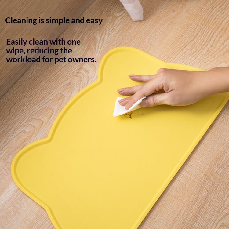 Cute Cat-Shaped Silicone Mat