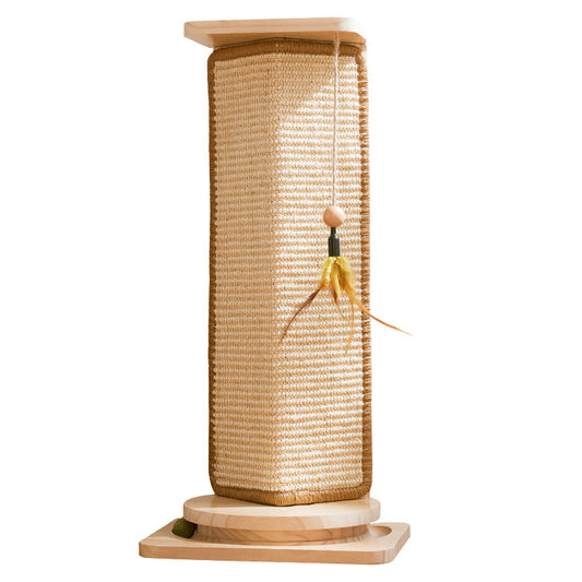 Corner Cat Scratch Board - Wear-Resistant Sisal Wood