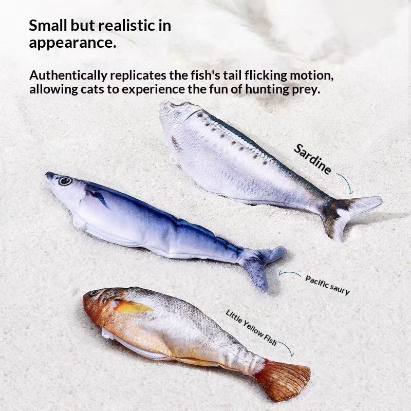 Viral Jumping Fish Cat Toy - Gravity-Activated Motion