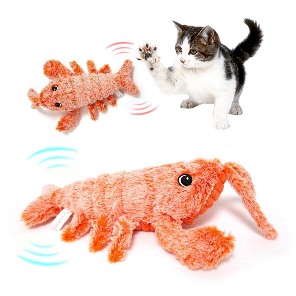 Viral Electric Jumping Shrimp Toy - USB Rechargeable