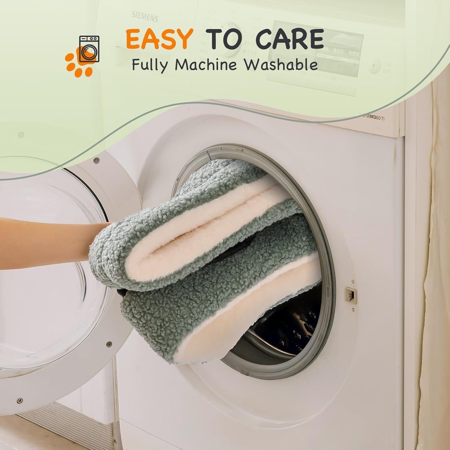 Cozy Paws Pet Washable Pet Bed